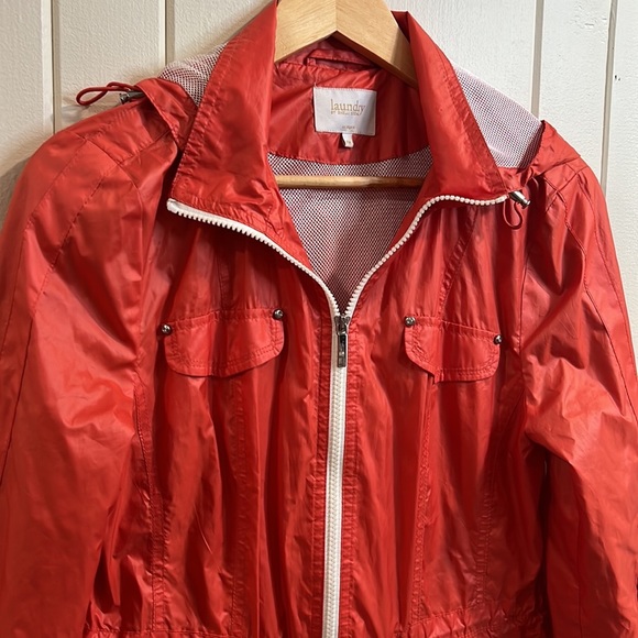 Laundry by Shelli Segal Red Coat Jacket - Picture 3 of 10